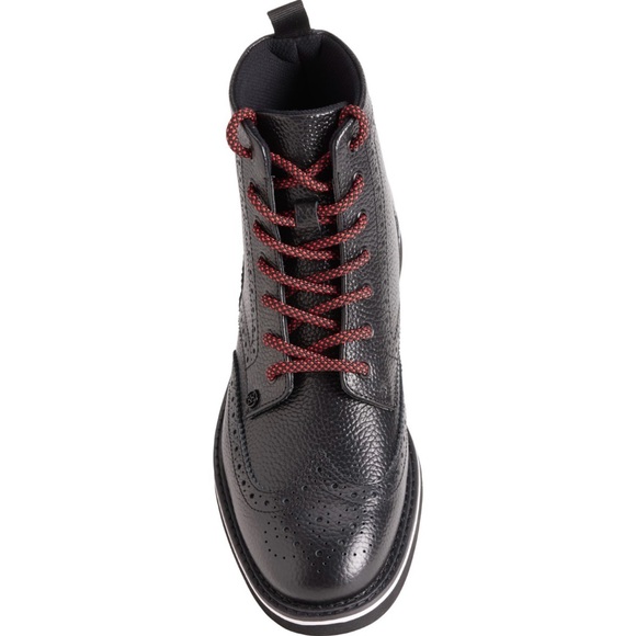 G/Fore Men’s Gallivanter Wingtip Golf Boots Shoes Onyx 12.5 13 NEW - Picture 6 of 10